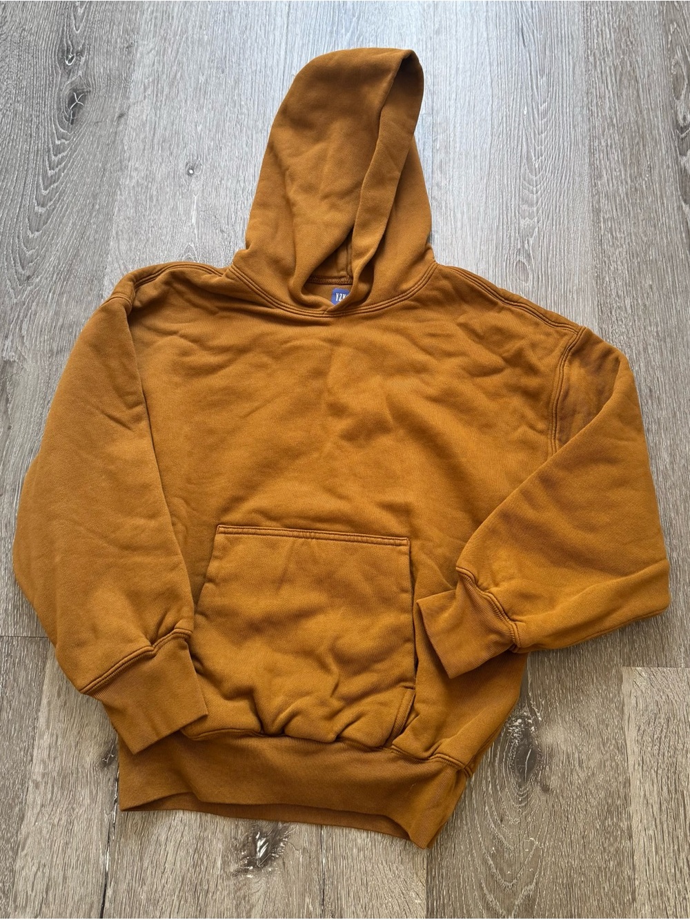 YZY Gap Kids Double Layer Hoodie Brown 2 Oversized Heavyweight 10-11Y